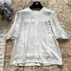 SACRA/サクラトウキョウ　バックフリルデザインカットソー　サイズ38