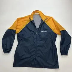 ゴルフ　メンズレインウェア LL ツーウェイ　ネイビー/オレンジ