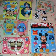 ディズニー　ツムツム　コロロンボーロン　着せ替え シール　ミッキー　ミニー　プー