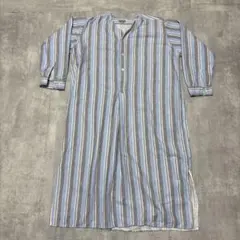 70s Euro Vintage スイス製　グランパシャツ　ヨーロッパ