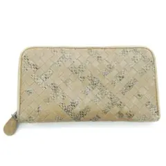 ボッテガヴェネタ 長財布 ジップアラウンド 114076 パイソン Y02708