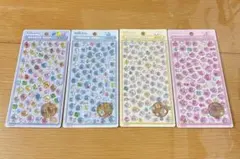 正規品　ボンボンドロップシール　しずくちゃん　コンプリートセット　4種類セット