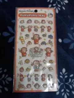 れ*く様 ＊新品未開封＊　おさるのジョージぷくぷくシール