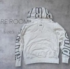 【#Re:room/リルーム】白 ホワイト パーカー フーディ メンズ Sサイズのサムネイル