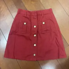 BROWNY STANDARD 赤色 スカート