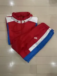 【美品】NIKE　メイウェザー着用　ナイロンジャージ　セットアップ