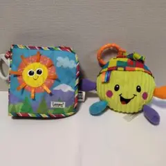 Lamaze 布絵本とフィッシャープライス笑うおもちゃセット