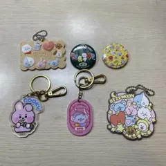 BT21 アクリルキーホルダー 6個セット