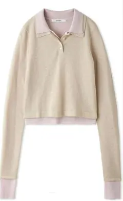 新品未使用 スナイデル Sustainableレイヤードポロニットプルオーバー