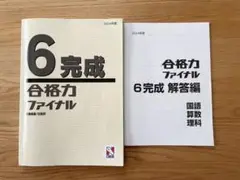 日能研　2024年度　6完成　合格力ファイナル