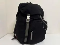 美品 プラダスポーツ 4VZ005 ナイロン バックパック リュック ブラックのサムネイル