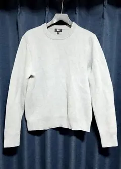 UNIQLOウォッシャブルミラノリブクルーネックセーターS