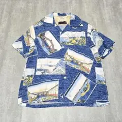 美品 RRL 40s ハワイアン フォトプリント アロハシャツ - メルカリ