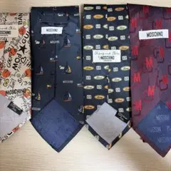 MOSCHINO ネクタイ 4本セットのサムネイル