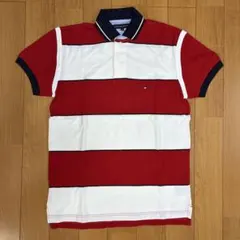新品　TOMMY HILFIGER ポロシャツ ボーダー Sのサムネイル