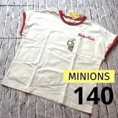 USJ ミニオンズ　ミニオン　プリント　Tシャツ　ホワイト　140のサムネイル
