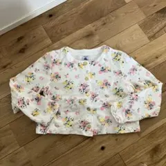 PETIT BATEAU 花柄カーディガン 6ans/116cm
