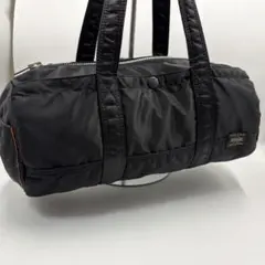 美品 ポーター ミニボストンバッグ タンカー ダッフル 肩掛け ブラック 吉田