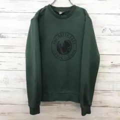 ザノースフェイス☆スウェット XS デカロゴ グリーン