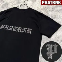 【希少デザイン】ファットランク Tシャツ Old"P"ロゴ ラインストーン XL