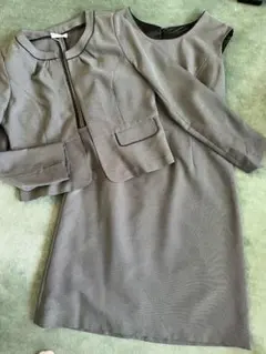 ワンピーススーツ ３点セット　グレー