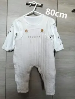 PEANUTS スヌーピー カバーオール 80cm オーバーオール風