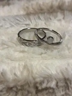 シルバーリングセット 2個セット