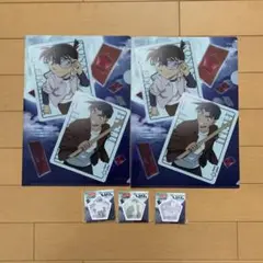 名探偵コナン　100万ドルの五稜星　 ファイル2枚とふせん3つ