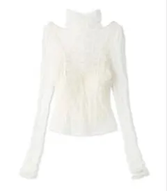 【Chacott】レースシアーTOPS