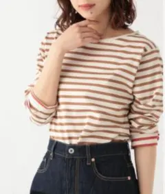 studio CLIP リバーシブル ボーダーシャツ M