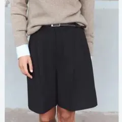 ZARA　ザラ　 黒 ショートパンツ XS ベルト付き