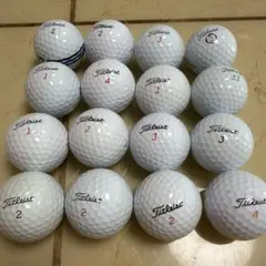 Titleist ゴルフボール 16個セット ホワイトのサムネイル