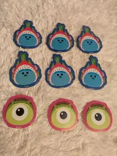 モンスターズ・インク　ステッカーセット　マイク・ワゾウスキ　サリー　香港