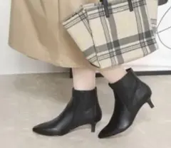 クラークス ショートブーツ 黒