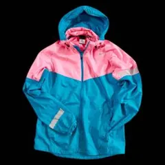 Nike フード付きウィンドブレーカー M ピンク/ブルー　M