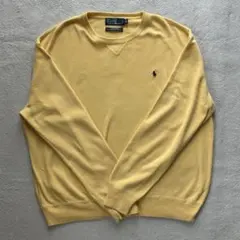 Polo by Ralph Lauren イエローセーター XL