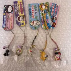 ハローキティ ご当地キティ ストラップ 5点セット