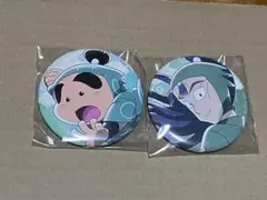 【匿名配送】忍たま乱太郎　セガ　ラッキーくじ　　缶バッジ　立花仙蔵　福富しんべヱ