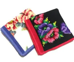 新品未使用フェイラー　大判タオルハンカチ　ローズ　ポピー　2枚セット