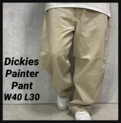 古着 DICKIES ダック ペインターパンツ W38 フェード ディッキーズ ディッキーズ ダックペインターパンツ フェードブラウン W38 L34