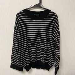 ボーダーニット トップス