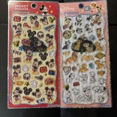 正規　ディズニー　プチドロップステッカー2セット　クラシック　ミッキー　プチドロ