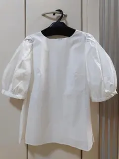 ✧新品✧ ジャスグリッティー ボリュームスリーブブラウス ホワイト