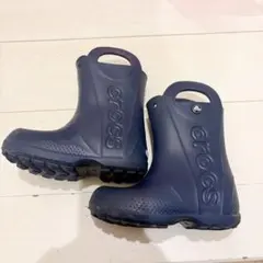 crocs 長靴 ネイビー 18cm