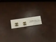 ピアス両耳　CCロゴ