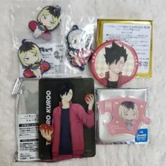 ハイキュー!! サンリオ スイパラ等 コラボ 音駒セット！ 黒尾 研磨 リエーフ
