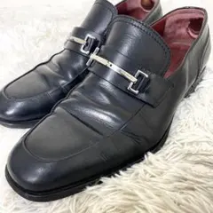グッチ　GUCCI メンズ　ローファー　26cm ブラック　黒　革靴のサムネイル