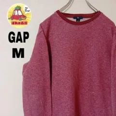 USA古着 GAP スウェット　無地　M レッド