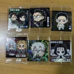 鬼滅の刃　ディフォルメシールウエハース14 不死川実弥 他6枚セット