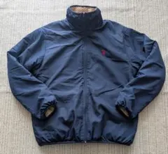 ユーエスポロアッスン メンズL リバーシブル ブルゾン ボア フリース